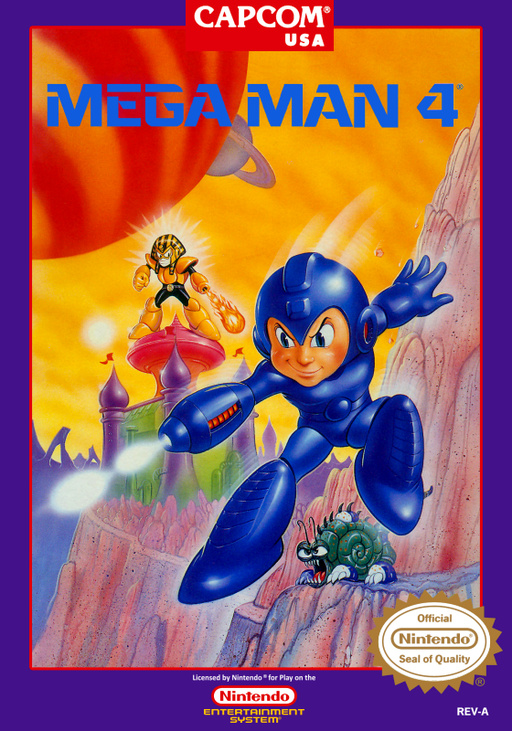 Mega Man 4 (USA) (Rev 1) box art